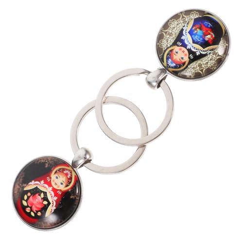 ULTECHNOVO 2 Stück Russische Puppen Schlüsselanhänger Handgefertigte Matryoshka Schlüsselringe aus Kawaii Taschenanhänger Dekorative Accessoires für Partys und ULTECHNOVO 2 Stück Russische Puppen Schlüsselanhänger Handgefertigte Matryoshka Schlüsselringe aus Kawaii Taschenanhänger Dekorative Accessoires für Partys und von ULTECHNOVO