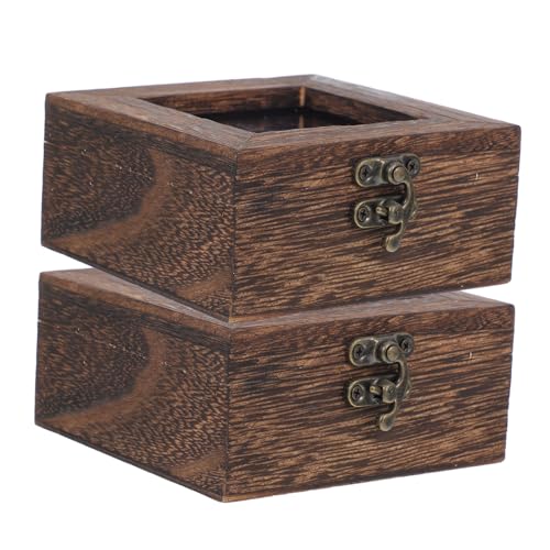 ULTECHNOVO 2 Stück Rustikale Holz-insektenschattenbox mit Klarem Deckel Schmetterlingssammlung Vitrinenrahmen Stabile Aufbewahrung für Insektenpräparate Naturfarbene Ausstellungsbox ULTECHNOVO 2 Stück Rustikale Holz-insektenschattenbox mit Klarem Deckel Schmetterlingssammlung Vitrinenrahmen Stabile Aufbewahrung für Insektenpräparate Naturfarbene Ausstellungsbox von ULTECHNOVO