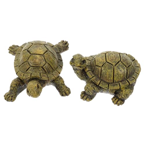 ULTECHNOVO 2 Stück Schildkröten Figur Hochrealistische Resin Deko für Garten Zuhause Kleine Schildkröten Statue für Miniatur Landschaften Langlebig Detailgetreu ULTECHNOVO 2 Stück Schildkröten Figur Hochrealistische Resin Deko für Garten Zuhause Kleine Schildkröten Statue für Miniatur Landschaften Langlebig Detailgetreu von ULTECHNOVO
