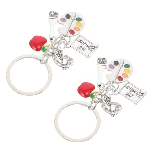 ULTECHNOVO 2 Stück Teiliges Künstler Schlüsselanhänger mit Palette Pinsel Design Praktische Handtaschen Charms für Kunstliebhaber als für Geburtstage und Abschlussfeiern ULTECHNOVO 2 Stück Teiliges Künstler Schlüsselanhänger mit Palette Pinsel Design Praktische Handtaschen Charms für Kunstliebhaber als für Geburtstage und Abschlussfeiern von ULTECHNOVO