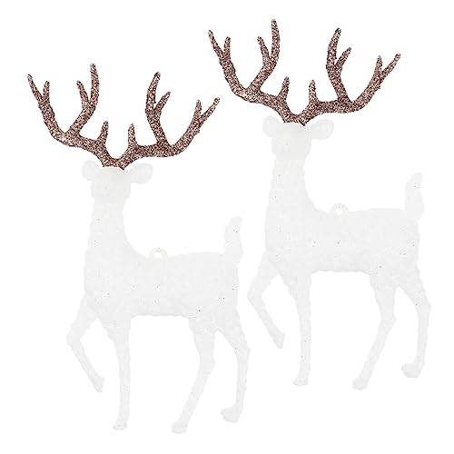 ULTECHNOVO 2 Stück Teiliges Rentier Cake Topper aus Kunststoff Festliche Torten Deko für Geburtstag und Weihnachten Bunte Geweih Dekoration für Party und Kuchen Kreative Waldtiere Tortendeko ULTECHNOVO 2 Stück Teiliges Rentier Cake Topper aus Kunststoff Festliche Torten Deko für Geburtstag und Weihnachten Bunte Geweih Dekoration für Party und Kuchen Kreative Waldtiere Tortendeko von ULTECHNOVO
