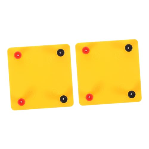 ULTECHNOVO 2 Stück Versuchsausrüstung Für Schaltung Leiterplattenspielzeug Platinenbausatz Schaltkreise Lernspielzeug Platine Für Elektronik-erkundungsset Kinderplatine Yellow Plastik von ULTECHNOVO
