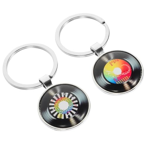 ULTECHNOVO 2 Stück Vintage Vinyl Record Schlüsselanhänger Kreative Schlüsselringe für Taschen und Rucksäcke für Musikliebhaber und DIY Projekte ULTECHNOVO 2 Stück Vintage Vinyl Record Schlüsselanhänger Kreative Schlüsselringe für Taschen und Rucksäcke für Musikliebhaber und DIY Projekte von ULTECHNOVO