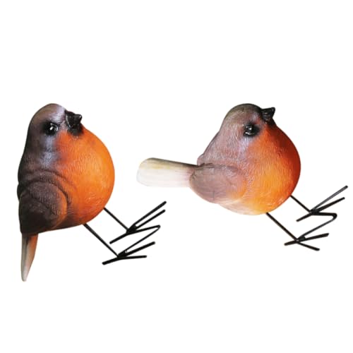 ULTECHNOVO 2 Stück Vögel Deko Figur Realistische Resin Garten Vogelschmuck Dekorative Vogelornamente für und Außenbereich für Garten und Pflanzgefäße ULTECHNOVO 2 Stück Vögel Deko Figur Realistische Resin Garten Vogelschmuck Dekorative Vogelornamente für und Außenbereich für Garten und Pflanzgefäße von ULTECHNOVO