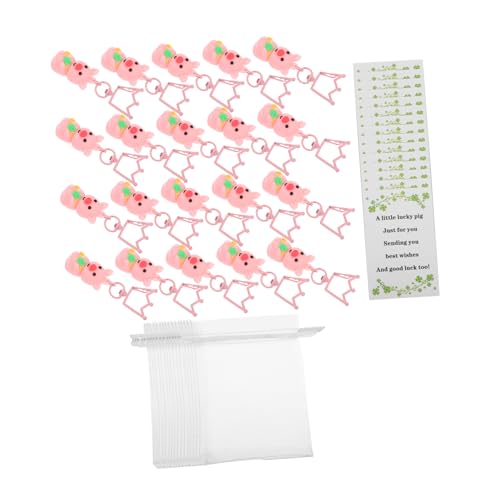 ULTECHNOVO 20 Pcs St. Patrick's Day Keychain Elegant Pink Schlüsselbund Mit Vier Blattluck Pendell Handtasche Anhänger Charm Und ULTECHNOVO 20 Pcs St. Patrick's Day Keychain Elegant Pink Schlüsselbund Mit Vier Blattluck Pendell Handtasche Anhänger Charm Und von ULTECHNOVO