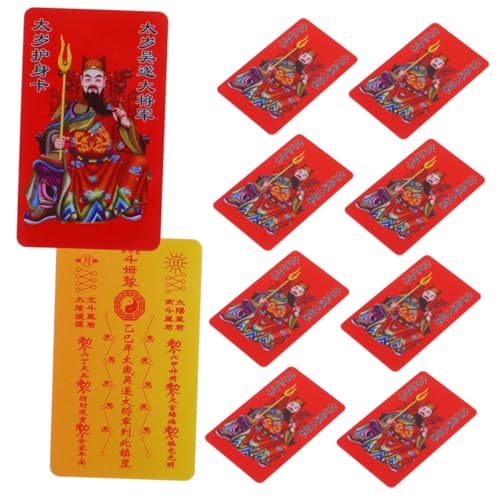 ULTECHNOVO 20 Stück Tai Sui Karte Chinesische Amulettkarte für Jahr der Schlange Wu Sui Glücksbringer für Segen für Sammler und ULTECHNOVO 20 Stück Tai Sui Karte Chinesische Amulettkarte für Jahr der Schlange Wu Sui Glücksbringer für Segen für Sammler und von ULTECHNOVO