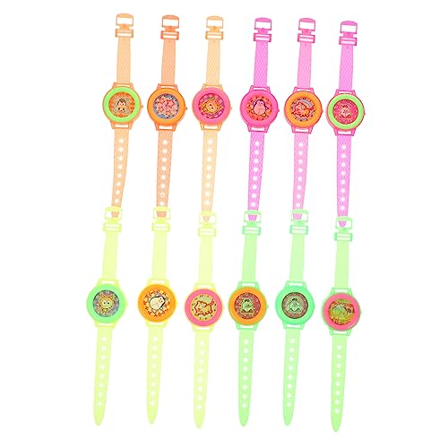 ULTECHNOVO 25 Stück Neuheit Uhrenspielzeug Armbanduhr- Uhrendekor Hautfreundliches Armbanduhrspielzeug Armband Ansehen Partygeschenke Für Plastik von ULTECHNOVO