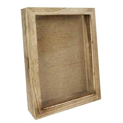 ULTECHNOVO 2Er Packung Blumen künstlich Schatten Alphabet-Aufkleber Kleberegal schutzbox aufbewahrungsdose aubewahrungsbox wanddeckoration wand polsterung Pin Vitrine Medaillenanzeige Leinen- von ULTECHNOVO