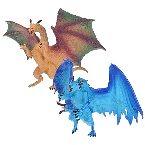 ULTECHNOVO 2Stücke Mythologische Drachenfiguren Realistische Statuen aus Sicherem Material für Spiel und für Drachenliebhaber ULTECHNOVO 2Stücke Mythologische Drachenfiguren Realistische Statuen aus Sicherem Material für Spiel und für Drachenliebhaber von ULTECHNOVO