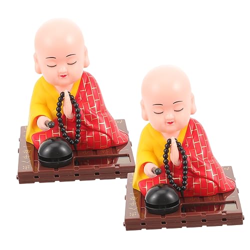 ULTECHNOVO 2Stücke Solar Wackelnde Statue Realistische Auto Dekoration für Armaturenbrett oder Schreibtisch Friedliche für Zuhause und Auto Bobblehead ULTECHNOVO 2Stücke Solar Wackelnde Statue Realistische Auto Dekoration für Armaturenbrett oder Schreibtisch Friedliche für Zuhause und Auto Bobblehead von ULTECHNOVO