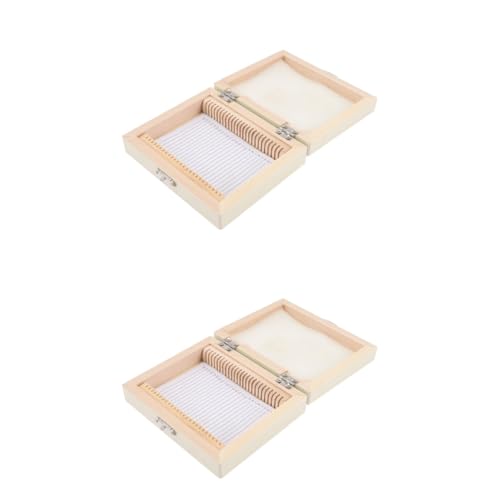ULTECHNOVO 2er-box Biologische Slice-box Laborzubehör Korb Verpackung Gitter Deckel Kästen Für Mikroskop-objektträger Mikroskopische Objektträger Tragbar Bausatz Fleck Konkav Holz Beige ULTECHNOVO 2er-box Biologische Slice-box Laborzubehör Korb Verpackung Gitter Deckel Kästen Für Mikroskop-objektträger Mikroskopische Objektträger Tragbar Bausatz Fleck Konkav Holz Beige von ULTECHNOVO