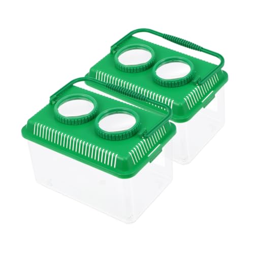 ULTECHNOVO 2pcs Box Beobachtungsbox Für Insekten Automatisch Beta Filter Überwachung Kollektor Fisch Fänger Kabellos Futterspender Qualle Dekoration Bausatz Aquarium Käfig Green Abs ULTECHNOVO 2pcs Box Beobachtungsbox Für Insekten Automatisch Beta Filter Überwachung Kollektor Fisch Fänger Kabellos Futterspender Qualle Dekoration Bausatz Aquarium Käfig Green Abs von ULTECHNOVO