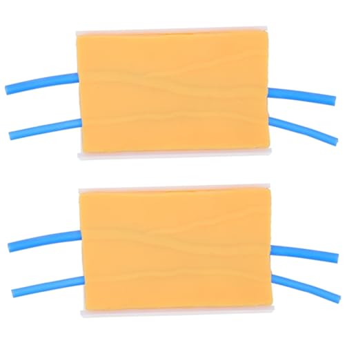 ULTECHNOVO 2St Praxismodul Modelle Übungsblock für Injektionen Simulationshaut für Injektionstraining Injektions-Trainingspad Punktion Trainingsmatte Cyborg Krankenschwester Kieselgel von ULTECHNOVO