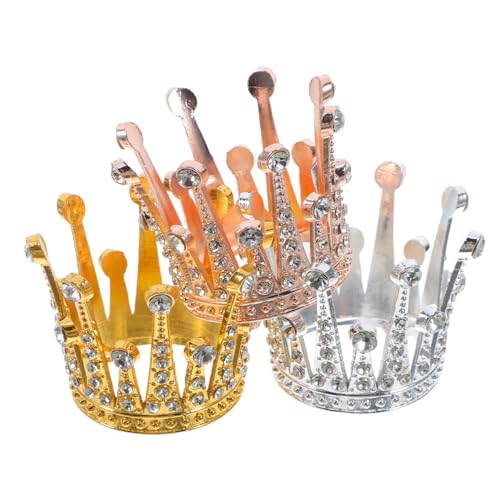 ULTECHNOVO 3 Stück Blumen und Kronenaufsätze für Tische Kuchenkrone Krone für Kuchendeckel Mini-Kronen-Kuchenaufsatz Geburtstagskuchenverzierung Minikronen für Kuchen Legierung ULTECHNOVO 3 Stück Blumen und Kronenaufsätze für Tische Kuchenkrone Krone für Kuchendeckel Mini-Kronen-Kuchenaufsatz Geburtstagskuchenverzierung Minikronen für Kuchen Legierung von ULTECHNOVO