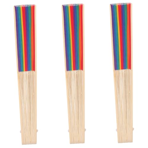 ULTECHNOVO 3 Stück Bunte Tragbare Regenbogen faltfächer mit Bambusgriff Leicht Faltbar für Sommer Party Hochzeit und Lgbtq events Zufällige Farbe Zufällige Farbe ULTECHNOVO 3 Stück Bunte Tragbare Regenbogen faltfächer mit Bambusgriff Leicht Faltbar für Sommer Party Hochzeit und Lgbtq events Zufällige Farbe Zufällige Farbe von ULTECHNOVO