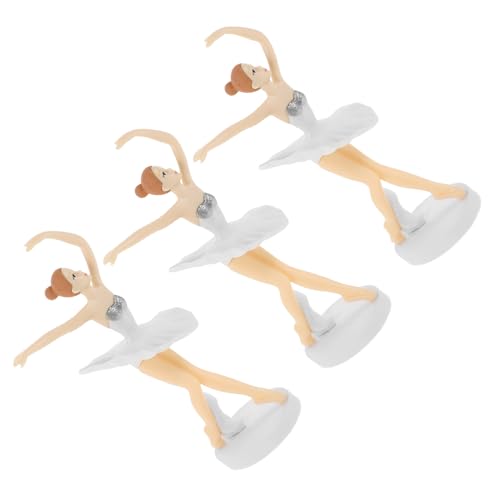 ULTECHNOVO 3 Stück Kuchendekoration geburtstagskuchen tanz Tortendeko Ballett Tortenaufsätze für Geburtstage Mädchenfigurendekorationen Hochzeits-Cupcake-Topper Miniatur-Mädchenfigur PVC Weiß ULTECHNOVO 3 Stück Kuchendekoration geburtstagskuchen tanz Tortendeko Ballett Tortenaufsätze für Geburtstage Mädchenfigurendekorationen Hochzeits-Cupcake-Topper Miniatur-Mädchenfigur PVC Weiß von ULTECHNOVO