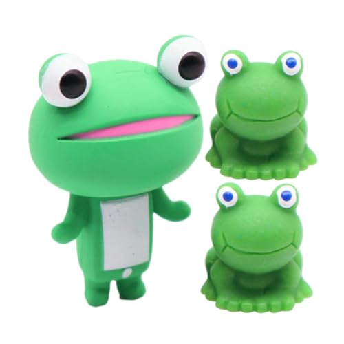 ULTECHNOVO 3 Stück Puppenhausdekoration für Miniatur Frösche Animal Figures kuschelig dekoringe eincremehilfe gartendekoration entzückende Figur Mini-Frosch Froschfigur Harz Light Green ULTECHNOVO 3 Stück Puppenhausdekoration für Miniatur Frösche Animal Figures kuschelig dekoringe eincremehilfe gartendekoration entzückende Figur Mini-Frosch Froschfigur Harz Light Green von ULTECHNOVO
