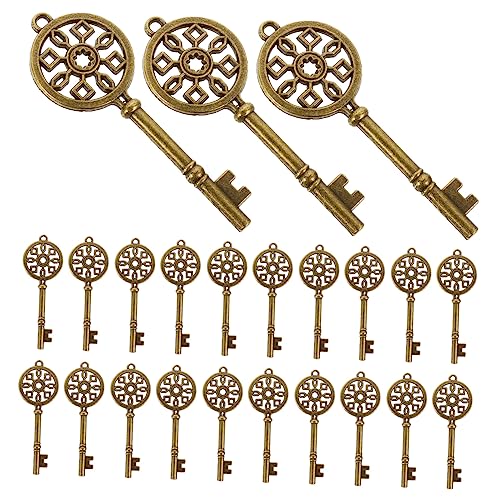 ULTECHNOVO 30 Stück Vintage Schlüssel Anhänger Antike DIY Schmuck Zubehör aus Legierung für Kreative Schlüsselanhänger und Bastelprojekte für Hochzeiten und Partys ULTECHNOVO 30 Stück Vintage Schlüssel Anhänger Antike DIY Schmuck Zubehör aus Legierung für Kreative Schlüsselanhänger und Bastelprojekte für Hochzeiten und Partys von ULTECHNOVO