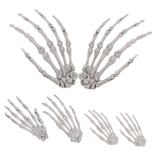 ULTECHNOVO 3Paare Skelett Hand Dekoration für Halloween Party Spukhaus Requisiten für Ktv Bar Karneval und Versammlungen Gruselige Skeletthand Ornamente für Besondere Anlässe ULTECHNOVO 3Paare Skelett Hand Dekoration für Halloween Party Spukhaus Requisiten für Ktv Bar Karneval und Versammlungen Gruselige Skeletthand Ornamente für Besondere Anlässe von ULTECHNOVO