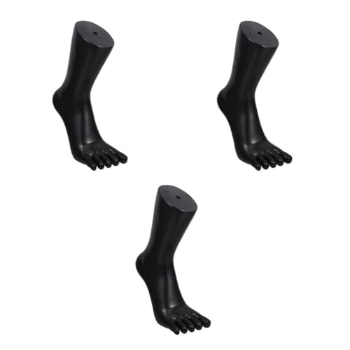 ULTECHNOVO 3 Stück Elegante Weibliche Fußpuppe 5-zehen-design Kunststoff-fußmodell Für Modeeinzelhandel Und Fotografie von ULTECHNOVO