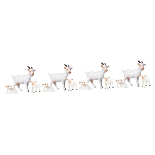 ULTECHNOVO 4 Sätze Wildtiermodell Schaf Kleine Tierfiguren Kindertierspielzeug Große Tierfiguren Kleine Figuren Von Nutztieren Farmtiere Figuren Plastik Weiß 3 Stücke * 4 ULTECHNOVO 4 Sätze Wildtiermodell Schaf Kleine Tierfiguren Kindertierspielzeug Große Tierfiguren Kleine Figuren Von Nutztieren Farmtiere Figuren Plastik Weiß 3 Stücke * 4 von ULTECHNOVO