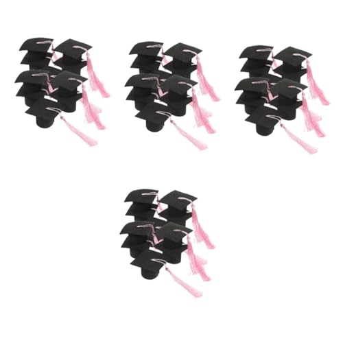 ULTECHNOVO 4 Stück Abschlusstortenverzierungen Abschlusskappen Topper grad kuchen Mini Party Abschlussfeier Kuchendekoration Cupcake -Ornamente Polyester Black ULTECHNOVO 4 Stück Abschlusstortenverzierungen Abschlusskappen Topper grad kuchen Mini Party Abschlussfeier Kuchendekoration Cupcake -Ornamente Polyester Black von ULTECHNOVO