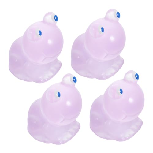 ULTECHNOVO 4 Stück Froschfiguren Leuchtende Resin Tierornamente für Fischtank Dekoration Niedliche Kleine Frösche für Mikro Landschaft und Garten ULTECHNOVO 4 Stück Froschfiguren Leuchtende Resin Tierornamente für Fischtank Dekoration Niedliche Kleine Frösche für Mikro Landschaft und Garten von ULTECHNOVO