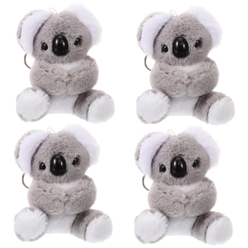 ULTECHNOVO 4 Stück Koala-schlüsselanhänger Tierpuppenanhänger Puppentaschenanhänger Cartoon-Puppe Schlüsselanhänger Auto Schlüsselanhänger Süßer Puppen-schlüsselanhänger Light Grey Plüsch ULTECHNOVO 4 Stück Koala-schlüsselanhänger Tierpuppenanhänger Puppentaschenanhänger Cartoon-Puppe Schlüsselanhänger Auto Schlüsselanhänger Süßer Puppen-schlüsselanhänger Light Grey Plüsch von ULTECHNOVO