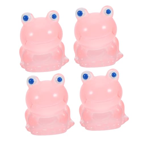 ULTECHNOVO 4 Stück Leuchtende Mini Frosch Figuren aus Harz Süße Nacht Dekoration für Aquarien Schreibtische und Mini Robuste Resin Froschornamente für Vielseitige Nutzung ULTECHNOVO 4 Stück Leuchtende Mini Frosch Figuren aus Harz Süße Nacht Dekoration für Aquarien Schreibtische und Mini Robuste Resin Froschornamente für Vielseitige Nutzung von ULTECHNOVO