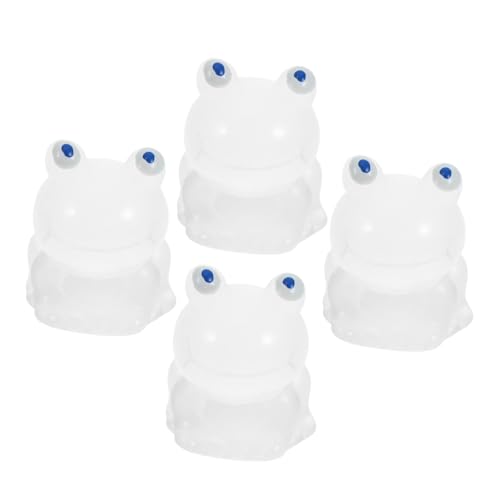 ULTECHNOVO 4 Stück Miniaturisierte Leuchtende Froschfiguren aus Resin Teiliges für Aquarien und Mini Landschaftsdekoration Niedliche Tierornamente für Garten und Puppenhaus ULTECHNOVO 4 Stück Miniaturisierte Leuchtende Froschfiguren aus Resin Teiliges für Aquarien und Mini Landschaftsdekoration Niedliche Tierornamente für Garten und Puppenhaus von ULTECHNOVO