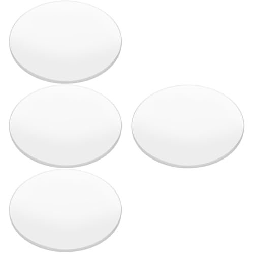 ULTECHNOVO 4 Stück Optische Linsen Lupe Mikroskop-objektiv Tragbare Vergrößerungslinse Schauspiel Brillenreiniger Objektiv Für Physikalische Experimente Laborobjektiv Glas Transparent von ULTECHNOVO