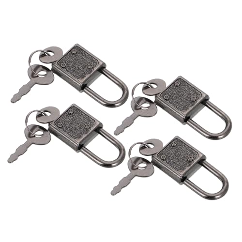 ULTECHNOVO 4 Stück Schrankschlösser mit Schlüssel Mini-Schließfächer für Kleine Schlösser Vorhängeschloss für den Gebrauch im Freien Speichersperre Eisen Black ULTECHNOVO 4 Stück Schrankschlösser mit Schlüssel Mini-Schließfächer für Kleine Schlösser Vorhängeschloss für den Gebrauch im Freien Speichersperre Eisen Black von ULTECHNOVO