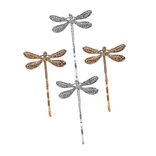 ULTECHNOVO 4 Stück Vintage Haarnadel Libelle Haarspange Hochzeit Retro Antike Haarspange Entzückende Libellen-haarspange Süße Libellen-haarnadel Libelle Haarschmuck Metall ULTECHNOVO 4 Stück Vintage Haarnadel Libelle Haarspange Hochzeit Retro Antike Haarspange Entzückende Libellen-haarspange Süße Libellen-haarnadel Libelle Haarschmuck Metall von ULTECHNOVO