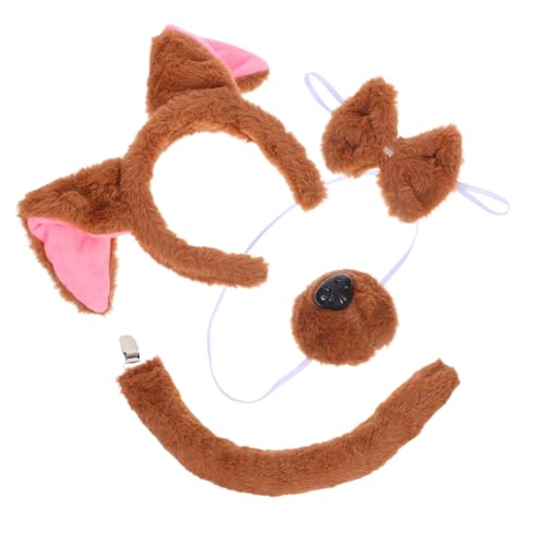 ULTECHNOVO 4-teiliges Hundeohren-stirnband: Welpen-cosplay-kostüm, Tier-cosplay-zubehör Für Kinder Und Erwachsene, Für Themenpartys, Halloween-events ULTECHNOVO 4-teiliges Hundeohren-stirnband: Welpen-cosplay-kostüm, Tier-cosplay-zubehör Für Kinder Und Erwachsene, Für Themenpartys, Halloween-events von ULTECHNOVO