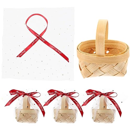 ULTECHNOVO 4Stücke Geflochtene Körbe Schleifen DIY Blumenkorb Für Dekoration Und Handwerksprojekte Für Frühlings Und Osterfestlichkeiten ULTECHNOVO 4Stücke Geflochtene Körbe Schleifen DIY Blumenkorb Für Dekoration Und Handwerksprojekte Für Frühlings Und Osterfestlichkeiten von ULTECHNOVO