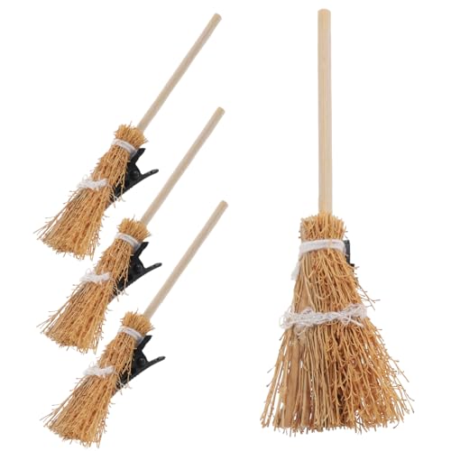 ULTECHNOVO 4Stücke Hexenbesen Haarnadeln für Halloween Einzigartige Haarklammern für Karneval Kostümparty Stilvolle Haaraccessoires für Damen Verarbeitung ULTECHNOVO 4Stücke Hexenbesen Haarnadeln für Halloween Einzigartige Haarklammern für Karneval Kostümparty Stilvolle Haaraccessoires für Damen Verarbeitung von ULTECHNOVO