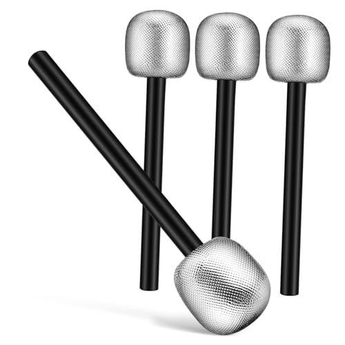 ULTECHNOVO 4Stücke Teiliges Gefälschtes Mikrofon Realistische Mikrofon Requisite für Geburtstagsfeiern Bühnenauftritte und Rollenspiele aus Langlebigem Gefertigt ULTECHNOVO 4Stücke Teiliges Gefälschtes Mikrofon Realistische Mikrofon Requisite für Geburtstagsfeiern Bühnenauftritte und Rollenspiele aus Langlebigem Gefertigt von ULTECHNOVO