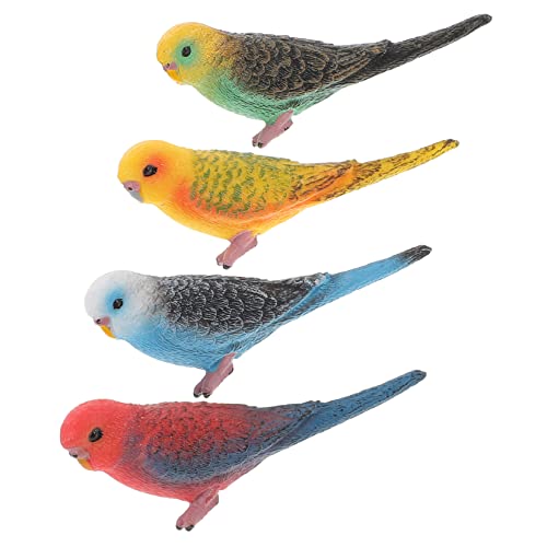 ULTECHNOVO 4Stücke Teiliges Künstliche Papageienfiguren Realistische Vogelmodelle für Garten und Wohnraumdekoration Lebendige Farben und Niedliches Design für Erwachsene ULTECHNOVO 4Stücke Teiliges Künstliche Papageienfiguren Realistische Vogelmodelle für Garten und Wohnraumdekoration Lebendige Farben und Niedliches Design für Erwachsene von ULTECHNOVO