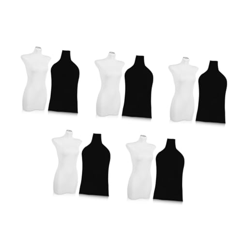 ULTECHNOVO 5 Sätze Schaufensterpuppen-stoffabdeckung Oberkörperabdeckung Baumwoll-oberbekleidungsabdeckung Mehrzweck-display Für Den Einzelhandel Schwarz/weiß 2 Stück * 5 ULTECHNOVO 5 Sätze Schaufensterpuppen-stoffabdeckung Oberkörperabdeckung Baumwoll-oberbekleidungsabdeckung Mehrzweck-display Für Den Einzelhandel Schwarz/weiß 2 Stück * 5 von ULTECHNOVO
