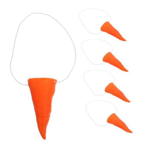 ULTECHNOVO 5 Stück Clown -Karotte Schneemann Schmuck Selber Machen Schneemann-zubehör Festliche Schneemann DIY Requisiten Schneemann-nasendekor Mini-schneemannnase Urlaubszubehör Vinyl Orange ULTECHNOVO 5 Stück Clown -Karotte Schneemann Schmuck Selber Machen Schneemann-zubehör Festliche Schneemann DIY Requisiten Schneemann-nasendekor Mini-schneemannnase Urlaubszubehör Vinyl Orange von ULTECHNOVO