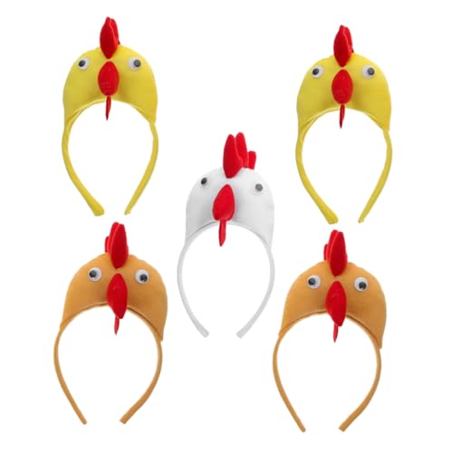 ULTECHNOVO 5 Süße Hühner-stirnbänder: Halloween-tierkostüm-requisiten, Bequeme Party-haardekorationen Für Frauen, Kinder Und Erwachsene ULTECHNOVO 5 Süße Hühner-stirnbänder: Halloween-tierkostüm-requisiten, Bequeme Party-haardekorationen Für Frauen, Kinder Und Erwachsene von ULTECHNOVO