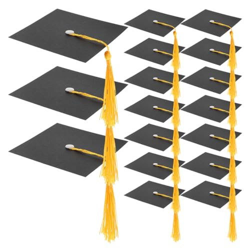 ULTECHNOVO 50 Satz Doktorhut Süßigkeitendekoration Abschluss Requisiten Abschlussfeier Dekorationen schokoladen Abschlusskuchendekorationen Mini-Abschlusskappen- Polyester ULTECHNOVO 50 Satz Doktorhut Süßigkeitendekoration Abschluss Requisiten Abschlussfeier Dekorationen schokoladen Abschlusskuchendekorationen Mini-Abschlusskappen- Polyester von ULTECHNOVO