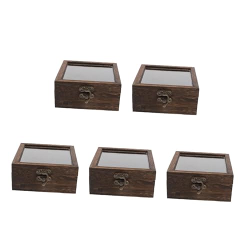 ULTECHNOVO 5Er-Box Kästchen mit Insektenproben getrockneter Blumenkasten Ausstellung der Steinsammlung Rock-Vitrine Schattenboxen Pin Vitrine Probenanzeige Pin-Anzeige Holz Light Brown ULTECHNOVO 5Er-Box Kästchen mit Insektenproben getrockneter Blumenkasten Ausstellung der Steinsammlung Rock-Vitrine Schattenboxen Pin Vitrine Probenanzeige Pin-Anzeige Holz Light Brown von ULTECHNOVO