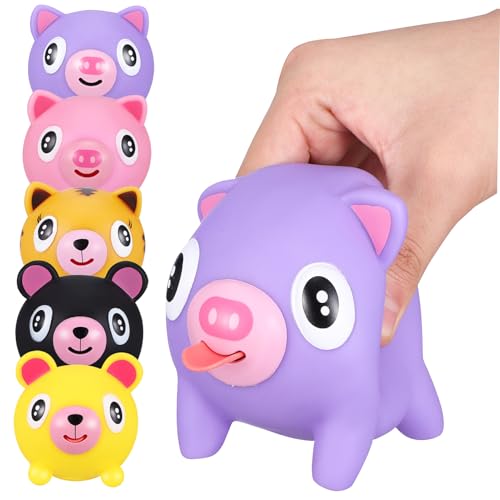 ULTECHNOVO 5Stücke Quetschspielzeuge Dehnbares Stressabbau mit Niedlichen Tierdesigns Kompaktes Tragbares Quetschspielzeug für Erwachsene für Dekompression und Spaß ULTECHNOVO 5Stücke Quetschspielzeuge Dehnbares Stressabbau mit Niedlichen Tierdesigns Kompaktes Tragbares Quetschspielzeug für Erwachsene für Dekompression und Spaß von ULTECHNOVO
