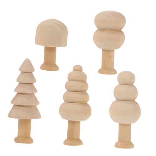 ULTECHNOVO 5stücke Teiliges Unvollendeten Holzfiguren -Mushrooms Und Bäume Bemalen Bastelspielzeug Für Mädchen Weihnachtsbaum-Dekoration Und Kunstprojekte ULTECHNOVO 5stücke Teiliges Unvollendeten Holzfiguren -Mushrooms Und Bäume Bemalen Bastelspielzeug Für Mädchen Weihnachtsbaum-Dekoration Und Kunstprojekte von ULTECHNOVO