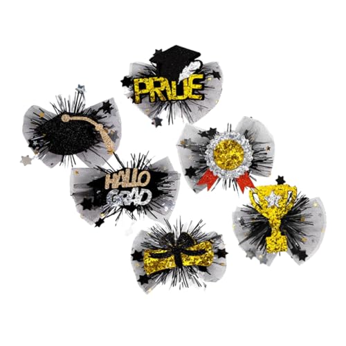 ULTECHNOVO 6 Stück Abschlusskappe Haarnadel Clips Abschluss Kopfschmuck Haarklammer Oval Mädchen Abschluss-haarspange Grad-haarspangen Groß Mesh-tuch ULTECHNOVO 6 Stück Abschlusskappe Haarnadel Clips Abschluss Kopfschmuck Haarklammer Oval Mädchen Abschluss-haarspange Grad-haarspangen Groß Mesh-tuch von ULTECHNOVO