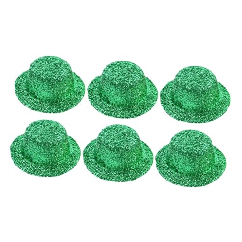 ULTECHNOVO 6 Stück Mini Glitzerhüte Grün Stabile Leprechaun Tops Hüte DIY Bastelhut für Patricks Day Deko Puppen Kostüm Zubehör ULTECHNOVO 6 Stück Mini Glitzerhüte Grün Stabile Leprechaun Tops Hüte DIY Bastelhut für Patricks Day Deko Puppen Kostüm Zubehör von ULTECHNOVO