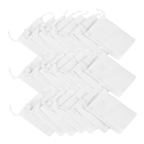 ULTECHNOVO 60Stücke Schmuckbeutel mit Kordelzug Weiße Stoffbeutel für Praktische und Aufbewahrung für Kleine Gegenstände für Kleine Unternehmen ULTECHNOVO 60Stücke Schmuckbeutel mit Kordelzug Weiße Stoffbeutel für Praktische und Aufbewahrung für Kleine Gegenstände für Kleine Unternehmen von ULTECHNOVO