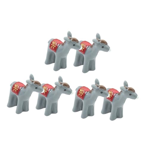ULTECHNOVO 6Stücke Miniatur Figuren aus Kunstharz Niedliche Tierdekoration für Mikro Landschaften Kreative Statuen für Garten und Blumenkübel ULTECHNOVO 6Stücke Miniatur Figuren aus Kunstharz Niedliche Tierdekoration für Mikro Landschaften Kreative Statuen für Garten und Blumenkübel von ULTECHNOVO