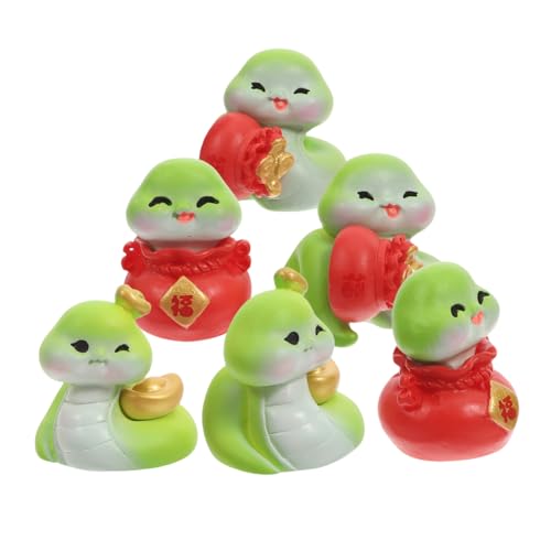ULTECHNOVO 6stücke Teiliges Jahr Resin Figuren Glückszodiac Schlangenornamente Für Home Office Auto Neue Jahr Dekorationen Für Tisch Und Dashboard ULTECHNOVO 6stücke Teiliges Jahr Resin Figuren Glückszodiac Schlangenornamente Für Home Office Auto Neue Jahr Dekorationen Für Tisch Und Dashboard von ULTECHNOVO